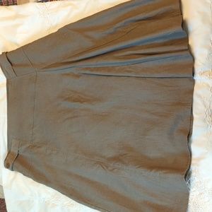 Reitman's s13 Light Brown Linen-blend Skirt
